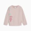 Camiseta PUMA x TROLLS Graphic Crew para niños, Mauve Mist, small