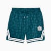 Męskie szorty z siateczką i nadrukiem PUMA × PALM TREE CREW, Cold Green-AOP, small