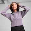 DARE TO Cropped Hoodie Women, Pale Plum, small-THA