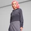DARE TO Cropped Hoodie Women, Galactic Gray, small-SEA