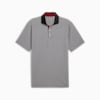 MATTR Century Men's Golf Polo, Warm White-Intense Red, small-AUS