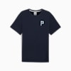 PUMA x PALM TREE CREW Glitch Graphic Tee Men, Deep Navy, small-IDN