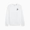 PUMA x PALM TREE CREW Glitch Graphic Men's Crew Top, White Glow, small-AUS