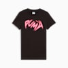 GRAPHICS Warped Tee Youth, PUMA Black, small-AUS