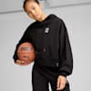 Pivot Basketball Women's Hoodie, PUMA Black, small-AUS