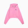 Hoodie Pivot Basketball Femme, Posie Pink, small