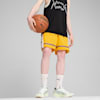 The All Jaws Men's Basketball Shorts, Yellow Sizzle, small-AUS