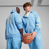 PUMA HOOPS x LAFRANCÉ Mosaic Men's Full-Zip Sweat Jacket, Team Light Blue, small-NZL