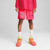 MELO 1Love Men's Basketball Shorts, Pink Alert, small-AUS