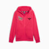 MELO 1Love Full-Zip Basketball Hoodie Men, Pink Alert, small