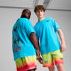 MELO 1Love Basketball Tee II Men, Bright Aqua, small-THA