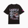 Melo Iridescent Hornets Men's Basketball Tee, PUMA Black, small-AUS