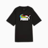 เสื้อยืดผู้หญิงลายกราฟิก Summer Sports, PUMA Black, small-THA