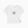 GRAPHICS MUSIC Baby Tee Women, PUMA White, small