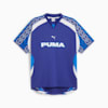 Relaxed Unisex Football Jersey, Lapis Lazuli, small-NZL