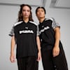 Relaxed Football Jersey Unisex, PUMA Black-Galactic Gray, small-SEA
