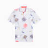 MATTR Dahlia Polo Herren, White Glow-Peach Frost, small
