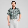 CLOUDSPUN Abstract Camo Golf Polo Men, PUMA Black-Aquatic, small