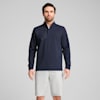 CLOUDSPUN Tech Quarter Zip Golf Top Men, Deep Navy, small