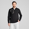 CLOUDSPUN Tech Quarter Zip Golf Top Men, PUMA Black, small