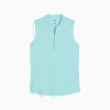 Aerlon Mock-Neck Sleeveless Golf Top Women, Safe Lake, small-VNM
