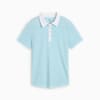 Áo polo chơi golf tay ngắn nữ MATTR Morse, Safe Lake-Blue Horizon, small-VNM