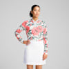 YOU-V Beautiful Game Quarter-Zip Women, White Glow-Peach Frost, small
