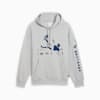 Sudadera con capucha de fútbol para hombre GRAPHICS, Light Gray Heather, small