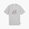 Camiseta GRAPHICS PUMA Boy para hombre, Light Gray Heather, small