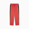 Road To Unity Graphic Relaxed Track Pants Men, Red Fire-AOP, small