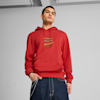Wardrobe Essentials Graphic Hoodie Men, Red Fire, small
