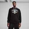 SPORTS LEGACY Men's Graphic Hoodie, PUMA Black, small-AUS