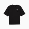 WARDROBE ESS Boxy Men's Tee, PUMA Black, small-AUS