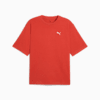 Męska koszulka o pudełkowym kroju WARDROBE ESS, Red Fire, small