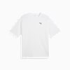 Playera oversize WARDROBE Essentials para hombre, PUMA White, small