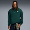 WARDROBE ESSENTIALS Men's Relaxed Hoodie, Green Terrain, small-AUS