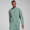 WARDROBE ESS Men's Relaxed Crew, Green Moon, small-NZL