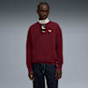 WARDROBE ESSENTIALS Men's Relaxed Crew, Ruby Shimmer, small-AUS