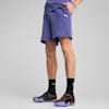 WARDROBE ESSENTIALS Men's Relaxed 7" Shorts, Blue Crystal, small