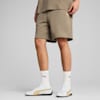 WARDROBE ESSENTIALS Relaxed Men's Shorts 7", Velvet Moss, small-AUS