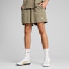WARDROBE ESSENTIALS Men's Relaxed 6" Cargo Shorts, Velvet Moss, small