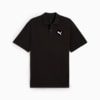 WARDROBE Essentials Pique Relaxed Polo Men, PUMA Black, small-SEA