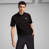 WARDROBE Essentials Pique Relaxed Polo Men, PUMA Black, small-SEA