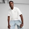 WARDROBE Essentials Pique Relaxed Polo Men, PUMA White, small