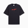 PREMIUM Essentials Oversized Graphic Tee Unisex, New Navy, small-SEA