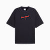 PREMIUM Essentials Oversized Graphic Tee Unisex, New Navy, small-VNM
