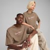 PREMIUM Essentials Oversized Graphic Tee Unisex, Totally Taupe, small-SEA