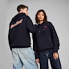 PREMIUM Essentials Relaxed Graphic Hoodie Unisex, New Navy, small