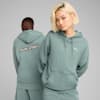 PREMIUM Essentials Relaxed Graphic Hoodie Unisex, Green Moon, small