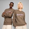PREMIUM Essentials Relaxed Graphic Crew Unisex, Totally Taupe, small-SEA